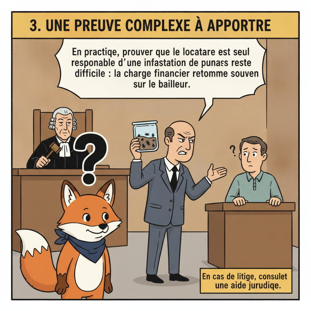 3. Une preuve complexe à apporter